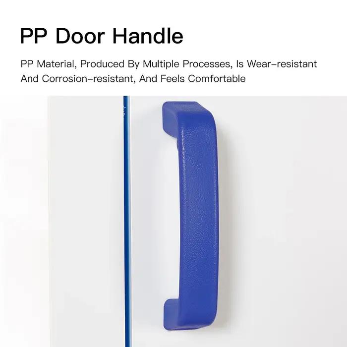 Armoire de laboratoire en plastique PP 8mm résistante à la corrosion avec étagères ajustables pour stockage sécurisé et organisation de l'espace de travail