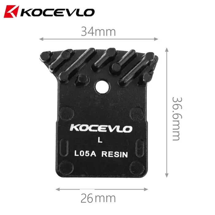 2 paires de plaquettes de frein glacées en résine Kocevlo L05A pour étrier de frein à disque de rout