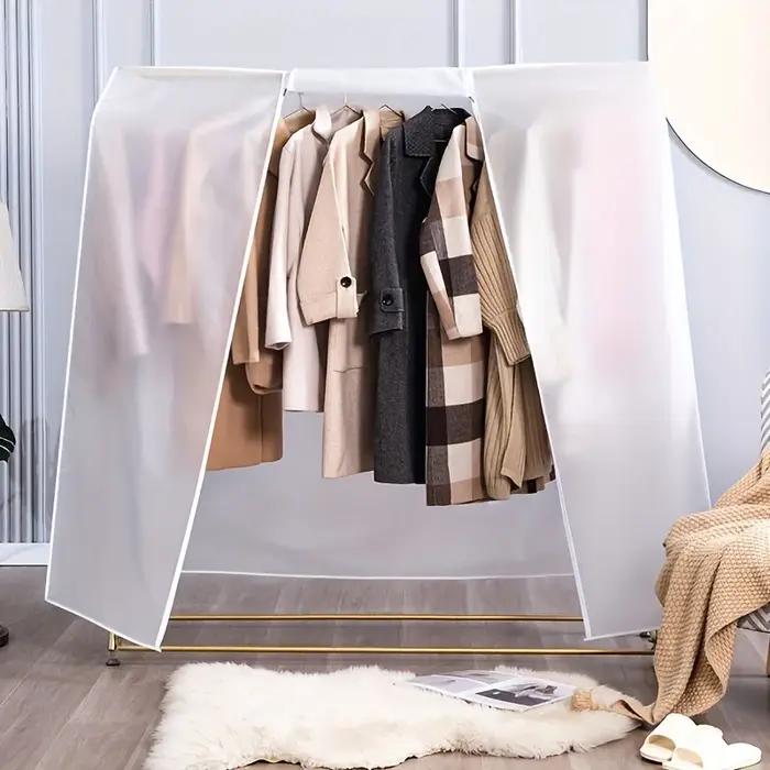 Housse anti-poussière transparente pour garde-robe élégante et protectrice pour vêtements et costumes occasions spéciales