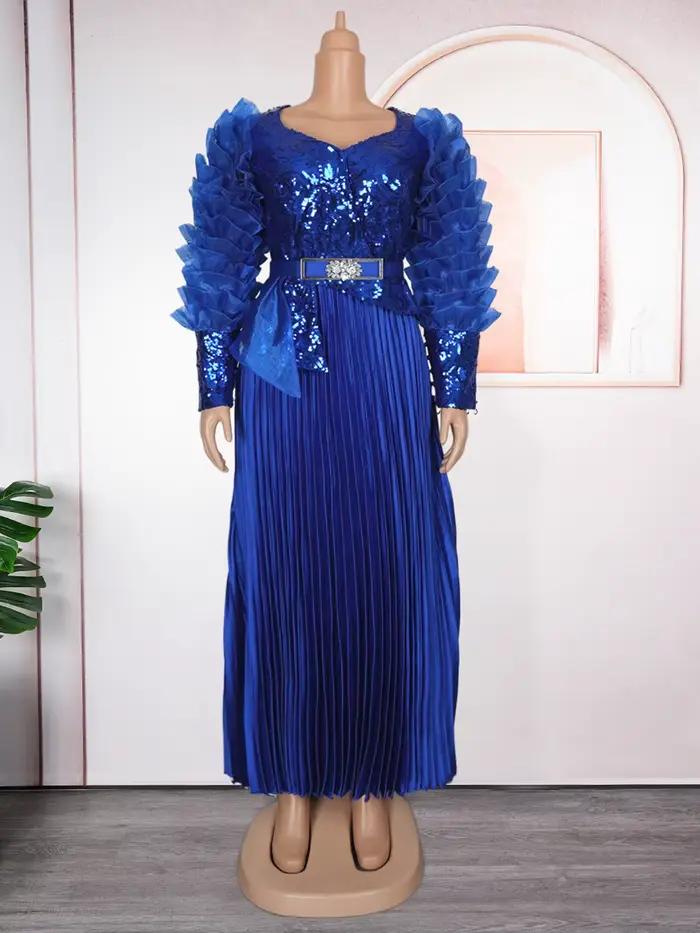 Robes de Soirée de Luxe 2026 – Élégantes Robes Longues à Paillettes pour Femmes, Tenues Africaines,