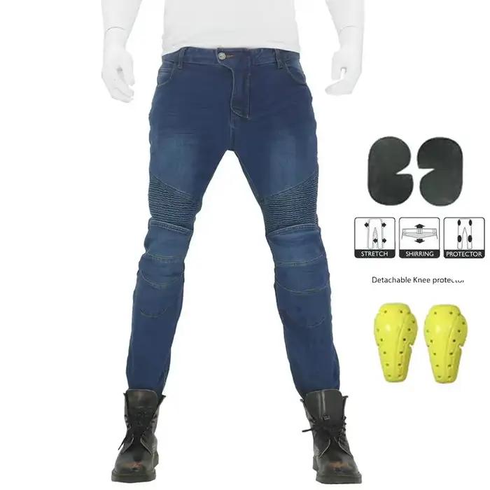 Pantalon de moto pour homme, jean de moto, équipement de protection, randonnée, VTT, fjocross