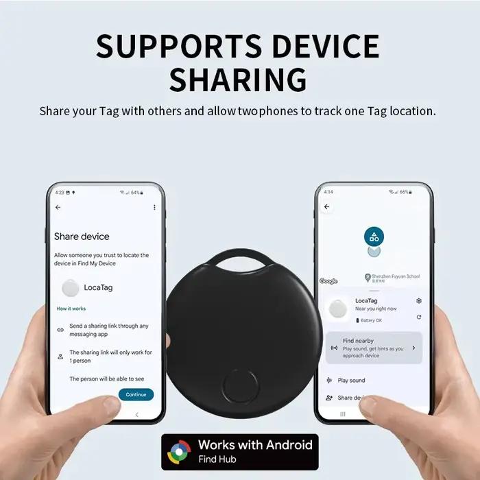 Traceur Intelligent RSH Étiquette Positionnement Balise à Distance Compatible Android pour Appareils Samsung Xiaomi Occasions Spéciales