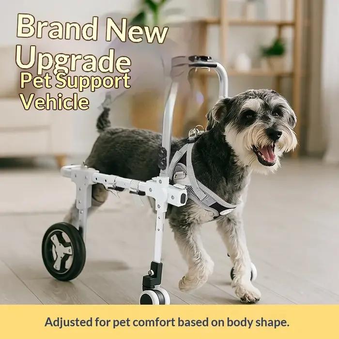 Fauteuil roulant léger et réglable pour animaux de compagnie