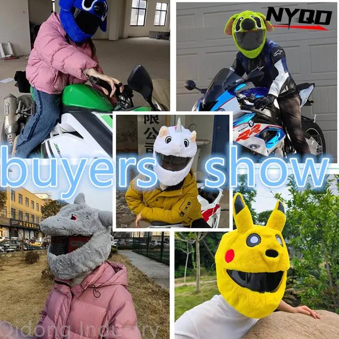Juste de casque de moto de Noël pour femmes et hommes, chapeau de protection intégral, chapeau d'Hal