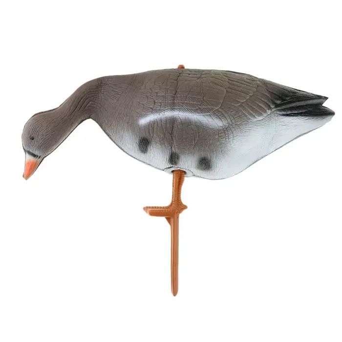Leurre 3D réaliste en mousse pour chasse à l'oie - Épouvantail plastique pour contrôle des oiseaux d'eau