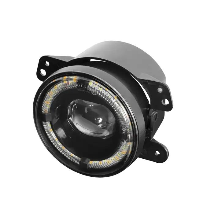 Feux antibrouillard avant LED ronds de 4 pouces pour Grand Cherokee 2011-2013/Wrangler JK 2007-2018
