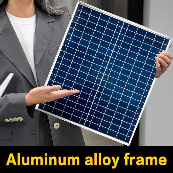 Kit panneau solaire photovoltaïque 1000W 500W 12V contrôleur 100A chargeur batterie rapide maison camping VR chasse