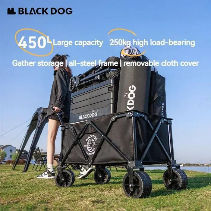Chariot de camping Mountain Shadow Pro robuste et polyvalent pour camping, randonnée, équipement de plein air et rangement de fournitures de loisirs