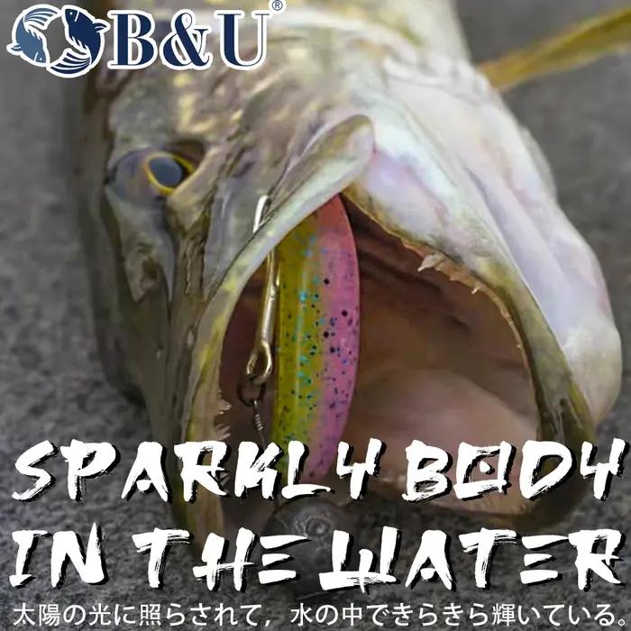 B & U facile Shiner leurres de pêche appât souple 100mm gros truite appâts leurre Wobblers Iscas art