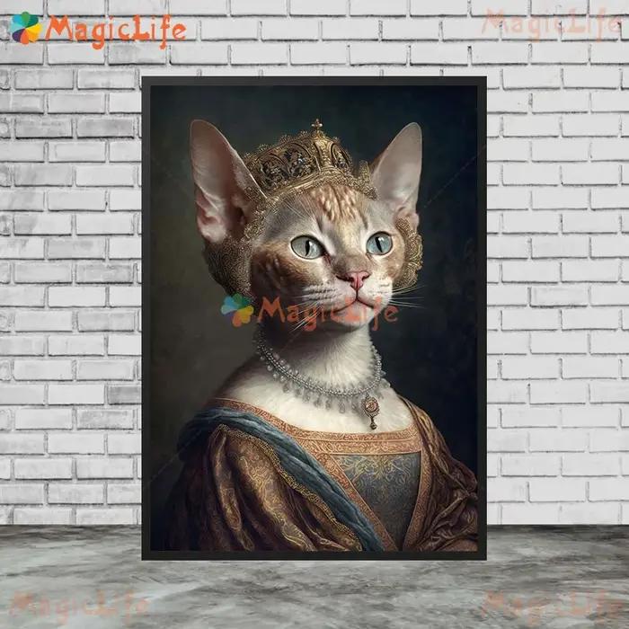 Affiche murale vintage toile animal de compagnie moderne sans cadre pour décoration salon maison occasions spéciales