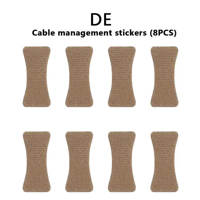 Kit gestion câbles 8 pièces pour casque tactique NVG communications organisation fils chasse airsoft