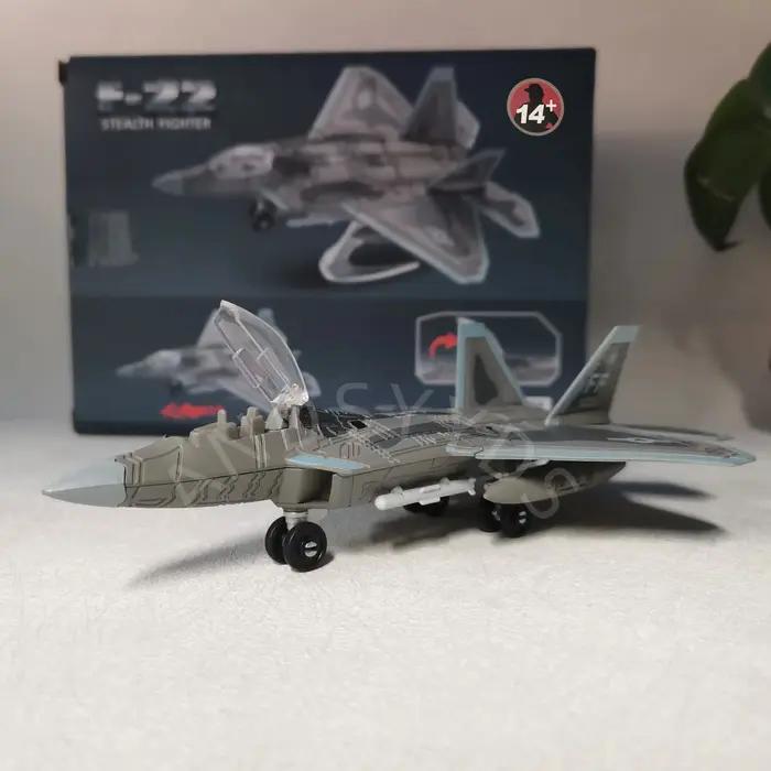 Blocs de construction Fighter F-22 1/72 échelle avion ABS plastique 3D Puzzle assemblage Souvenir