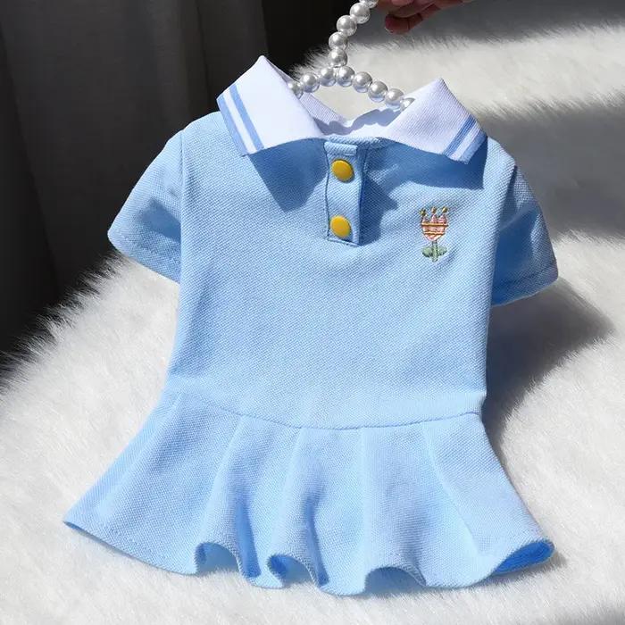 Robes polo mignonnes pour petits chiens et filles