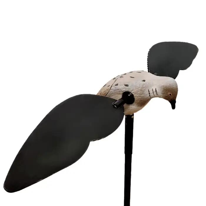 Leurre pigeon électrique télécommandé avec ailes tournantes - Appât de chasse haute technologie