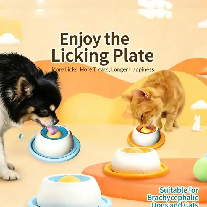 Gamelle Anti-Choc en Plastique Robuste Jouet Interactif pour Chiens et Chats Occasions Spéciales