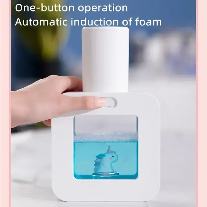 Nouveau Distributeur Automatique de Savon Sans Contact pour Animaux Mignons, Recharge USB, 400ml, Di