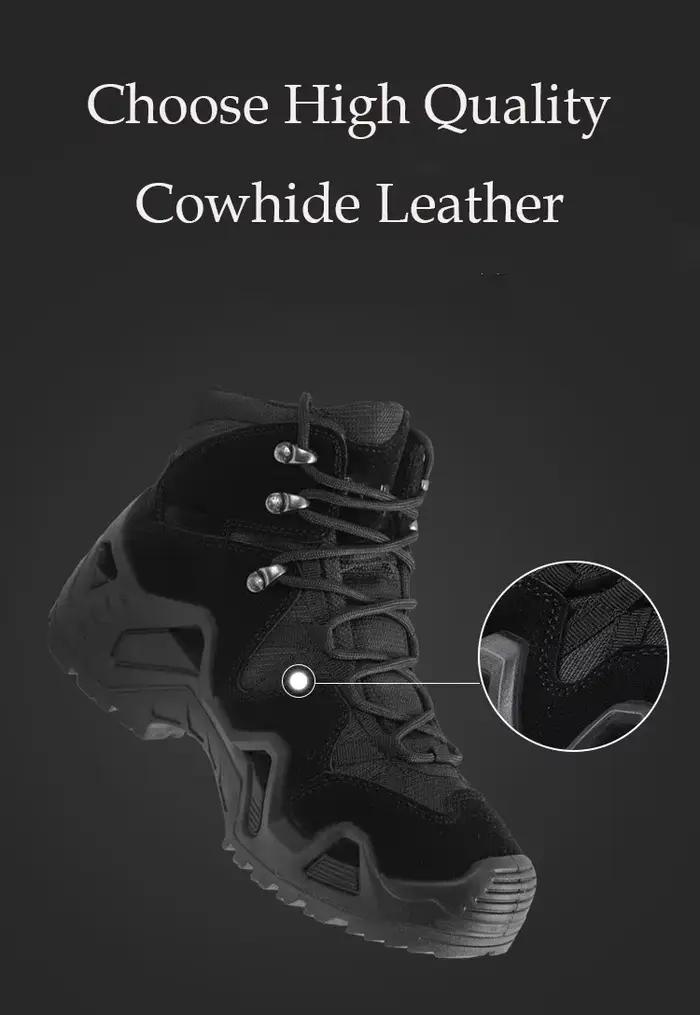Hommes décontracté chasse bottines en plein air tactique randonnée homme botte
