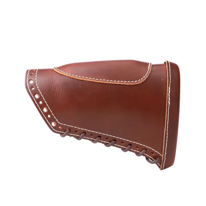 Tourbon-Juste de crosse de fusil de chasse en cuir souple