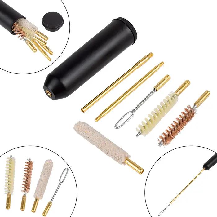 Kit de nettoyage d'armes à feu avec brosses