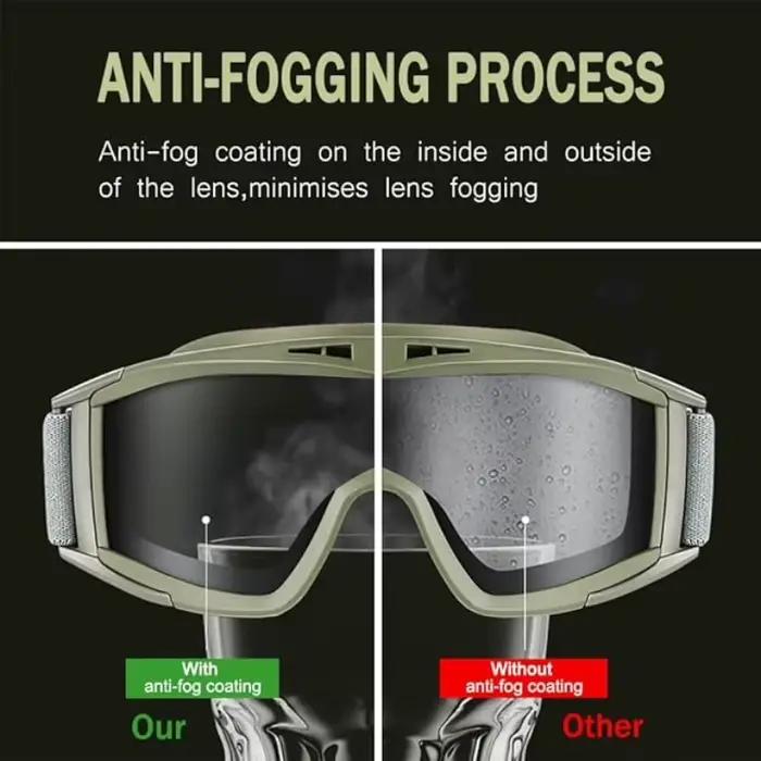 Lunettes tactiques militaires antivent et antisable pour wargame paintball airsoft et randonnée occasions spéciales