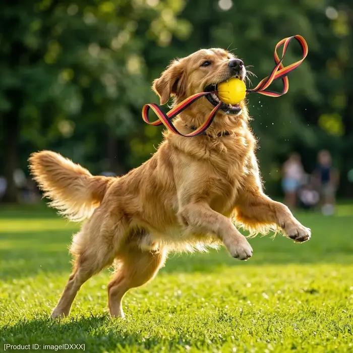Corde pour chien EVA – Balle résistante à la mastication attachée