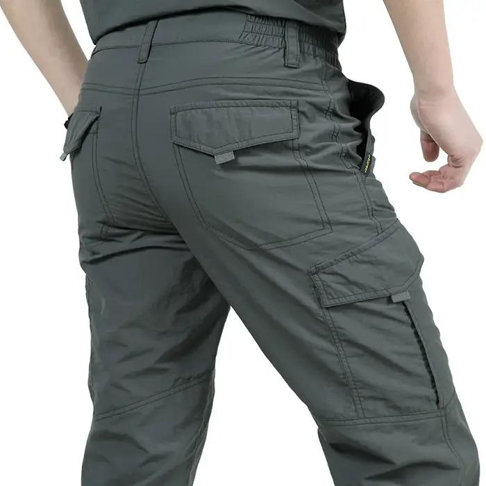 Pantalon militaire été chasse léger imperméable respirant cargo camping tactique déperlant
