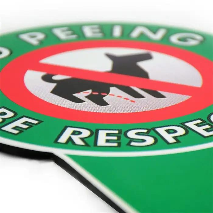 10 pièces sans panneaux de merde de chien pour cour
