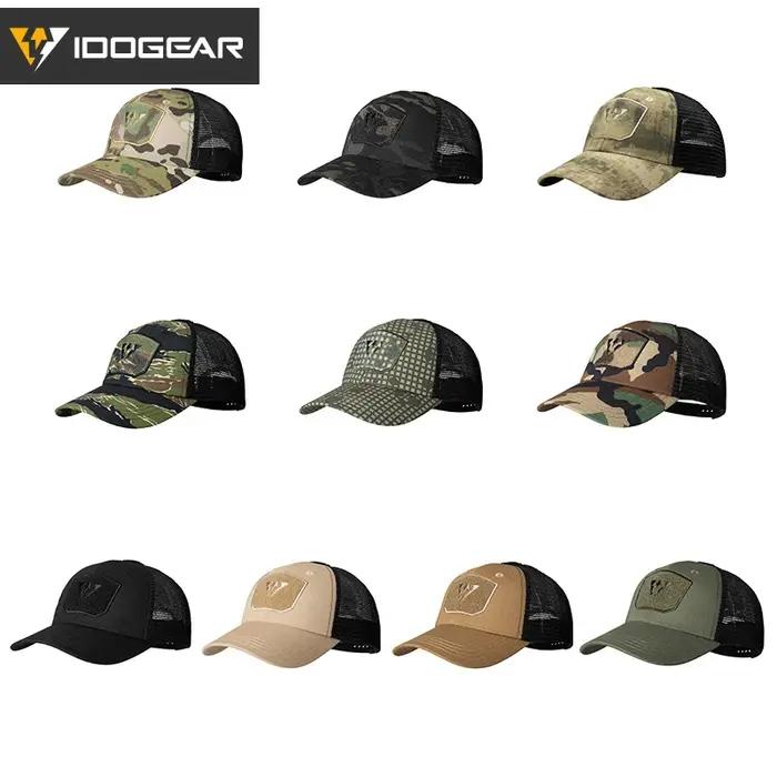 IDOGEAR Tactical Baseball Cap Breathable Mesh Summer Hat - Sun Protection & Ligh