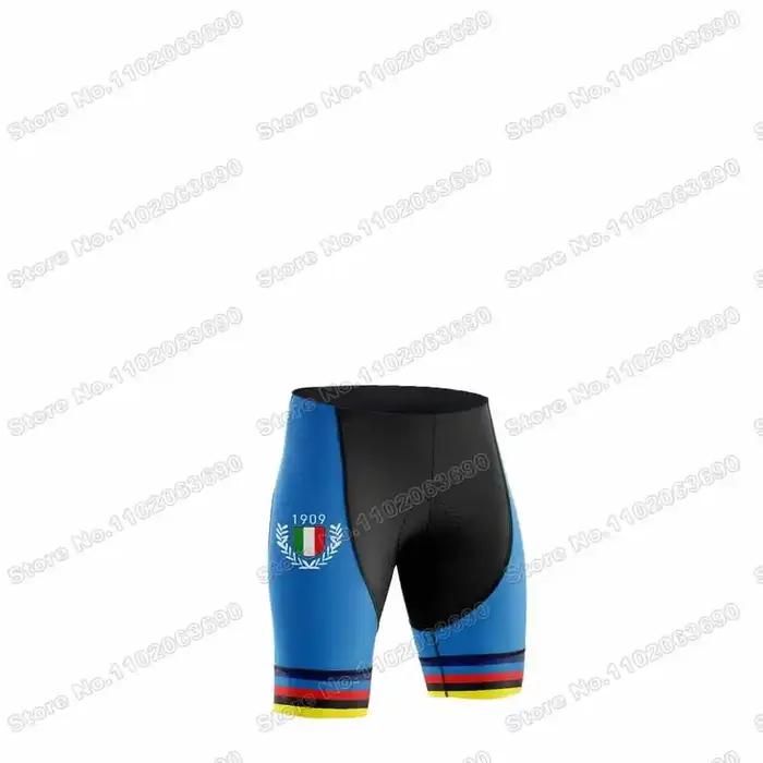 Ensemble de maillot de cyclisme de l'équipe d'Italie pour hommes, vêtements rétro, chemise de vélo de route, cuissard à bretelles trempé, uniforme d'équitation, vintage