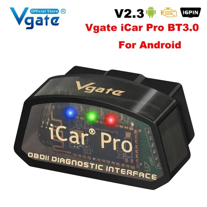 Pour IOS/Android Vgate iCar Pro ELM327 V2.3 Bluetooth 4.0 WIFI ELM 327 OBD 2 lecteur de Code de Scanner automatique outi