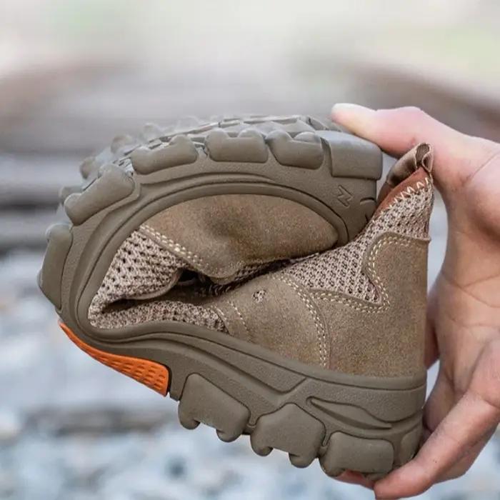 Bottes de travail d'été antibruit et antiperforation résistantes à l'usure pour hommes sécurité professionnelle durable occasions de travail