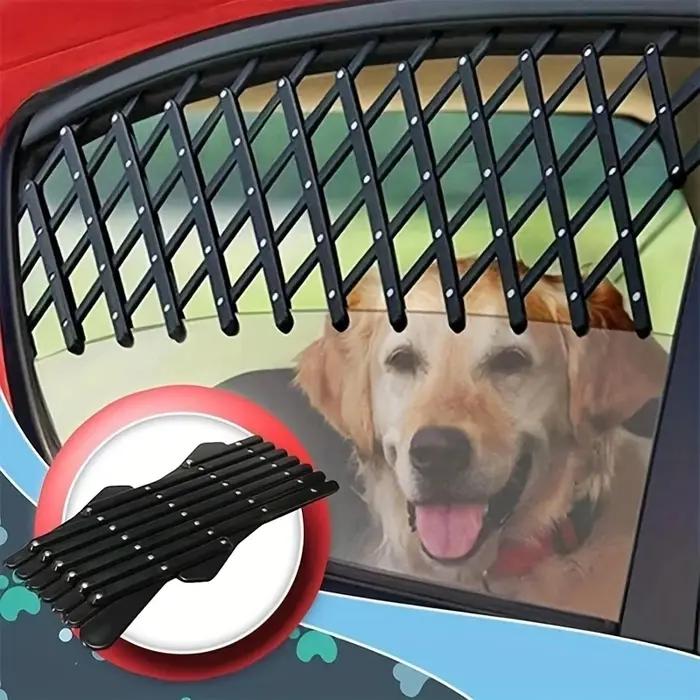 Fenêtre de Voiture pour Animaux de Compagnie Accessoire de Voyage en Voiture Grill de Ventilation Protection pour Chien et Chiot Occasions Spéciales