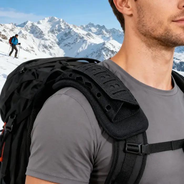 Coussinet d'épaule tactique anti-choc décompression pour sac à dos chasse randonnée confortable