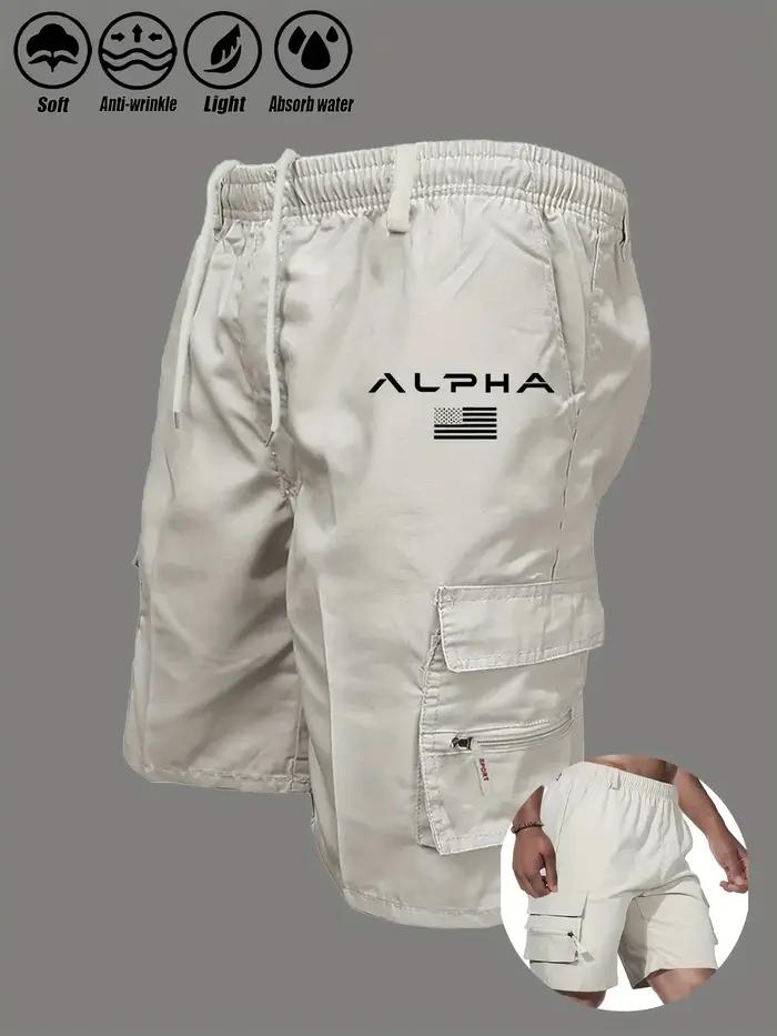 Shorts cargo imprimés drapeau américain, shorts aigle du Jour de l'Indépendance, shorts cargo d'été