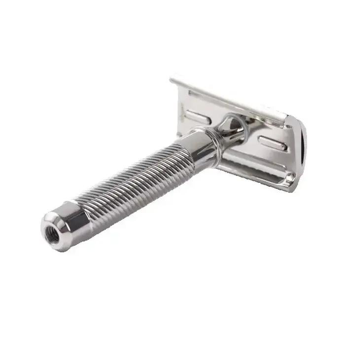 Yaqi Slant 37 acier inoxydable léger 1.00mm lame écart rasoir de sécurité pour hommes 73MM longueur