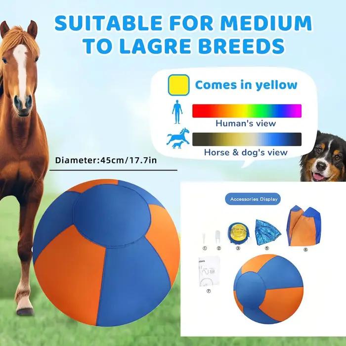 Ballon de dressage pour chiens 25/45/55CM avec housse de protection et pompe