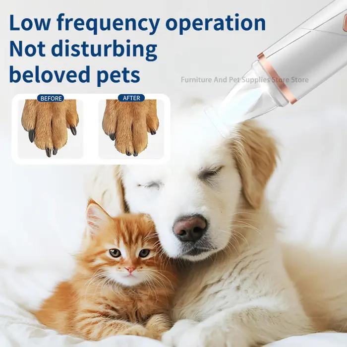 Tondeuse 2-en-1 pour pattes de chien et coupe-ongles pour chat