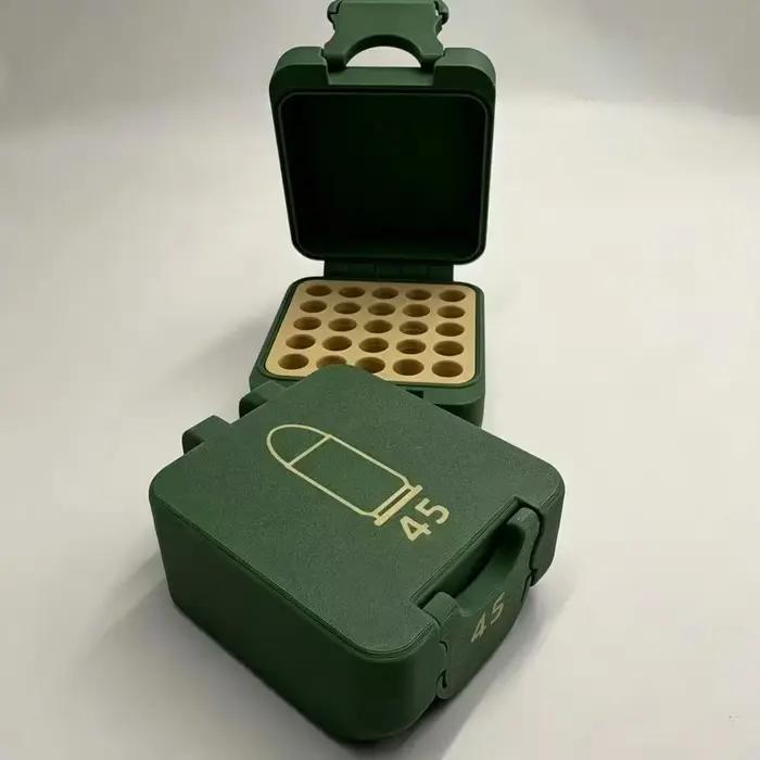 Boîte de rangement pour balles .22lr 9mm, collection de bureau pour passionnés, cadeau pour collectionneur, juste une boîte vide