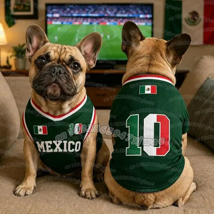 Vêtements pour chiens respirants en maille 10 mailles Mexique – Maillot de sport pour Schnauzer