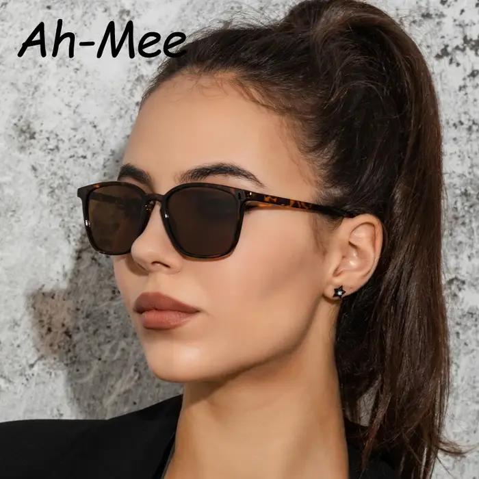Lunettes de soleil carrées pour hommes et femmes, monture rectangulaire, Oculos Y2K rétro dégradé Hi