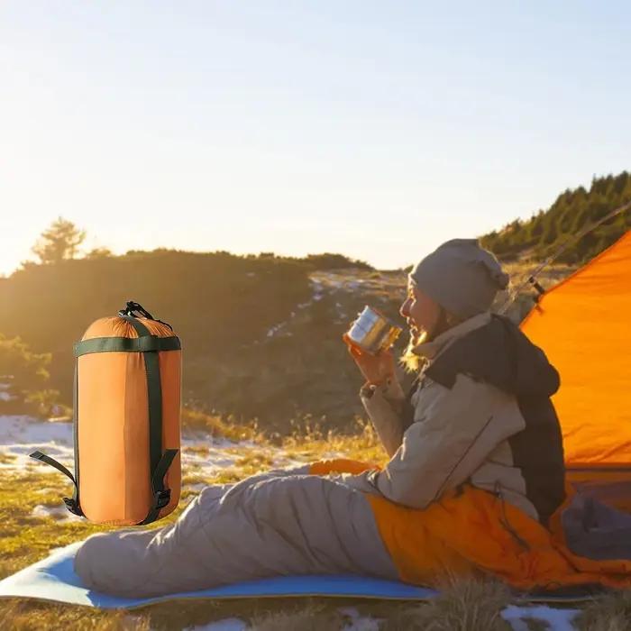 Sac de couchage de camping en coton pour nuits confortables et aventures en plein air