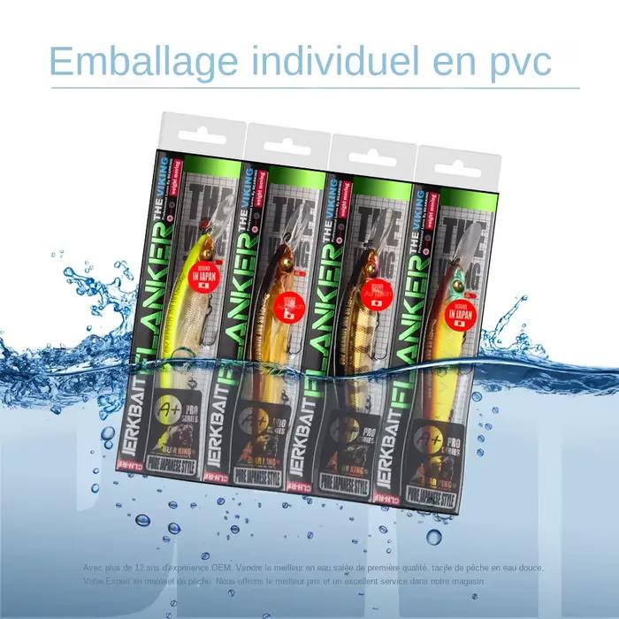 Leurre Bearking professionnel Wobbler 110mm 14g pour pêche en mer, plage, lac, fleuve, réservoir, étang et rivière - Appât artificiel pour brochet et brème