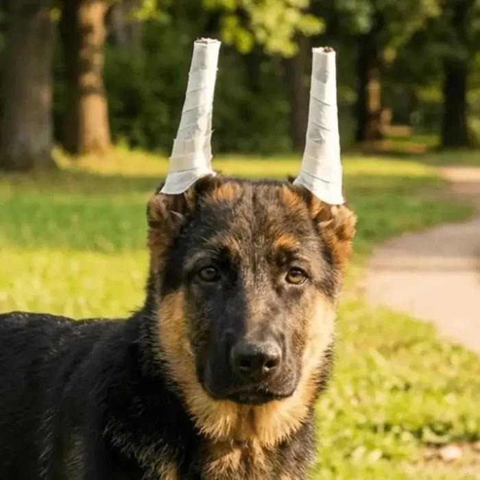 Tiges en mousse souple pour maintenir les oreilles de chien droites outil de dressage non invasif pour chiens oreilles confortables et élégantes agilité chiens occasions quotidiennes