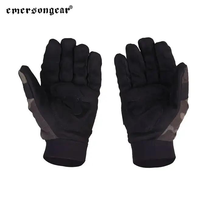 Gants camouflage légers EmersonGear EM8726 chasse airsoft combat tactique protection mains camping