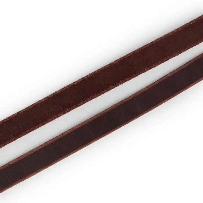 Couremplaçant de laisse en cuir véritable tressé pour chiens