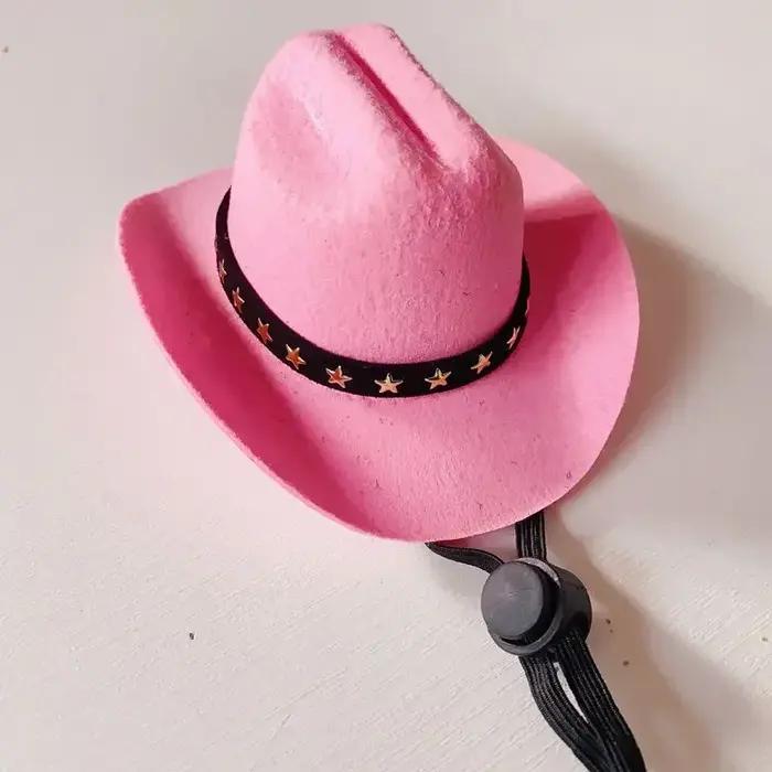 Chapeau de cowboy réglable pour animaux de compagnie