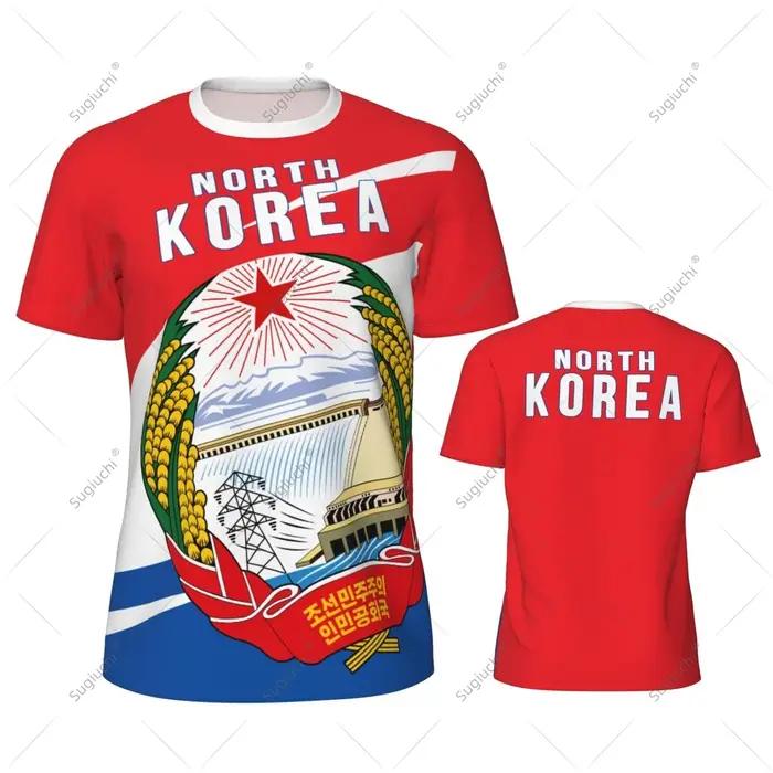 T-shirt sportif coréen à col rond pour hommes et femmes, idéal pour les partisans de sports et les activités de plein air