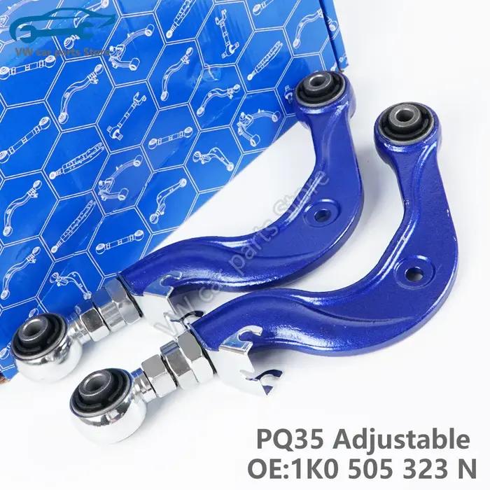 Verrerie Bras de commande de carroCumbria supérieur arrière réglable, VW Golf, Jetta, Passat CC, Tig