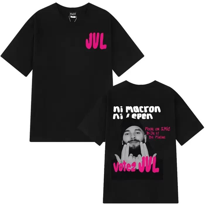 T-shirts graphiques tendance JUL, rappeur français 2026, pour hommes et femmes, T-shirt hip-hop déco