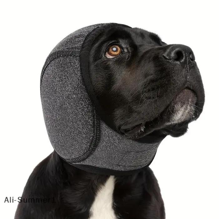【E】 Protection auditive cache-oreilles apaisant pour chien résistant aux chocs réduction du bruit couvre-chef